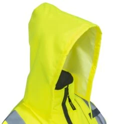 Occunomix Jackets: Men's LUX 350 JB B High Viz Yellow Quilt-Lined Bomber Jacket -Work Clothes Discount Store occunomix lux 350 jb by h 01