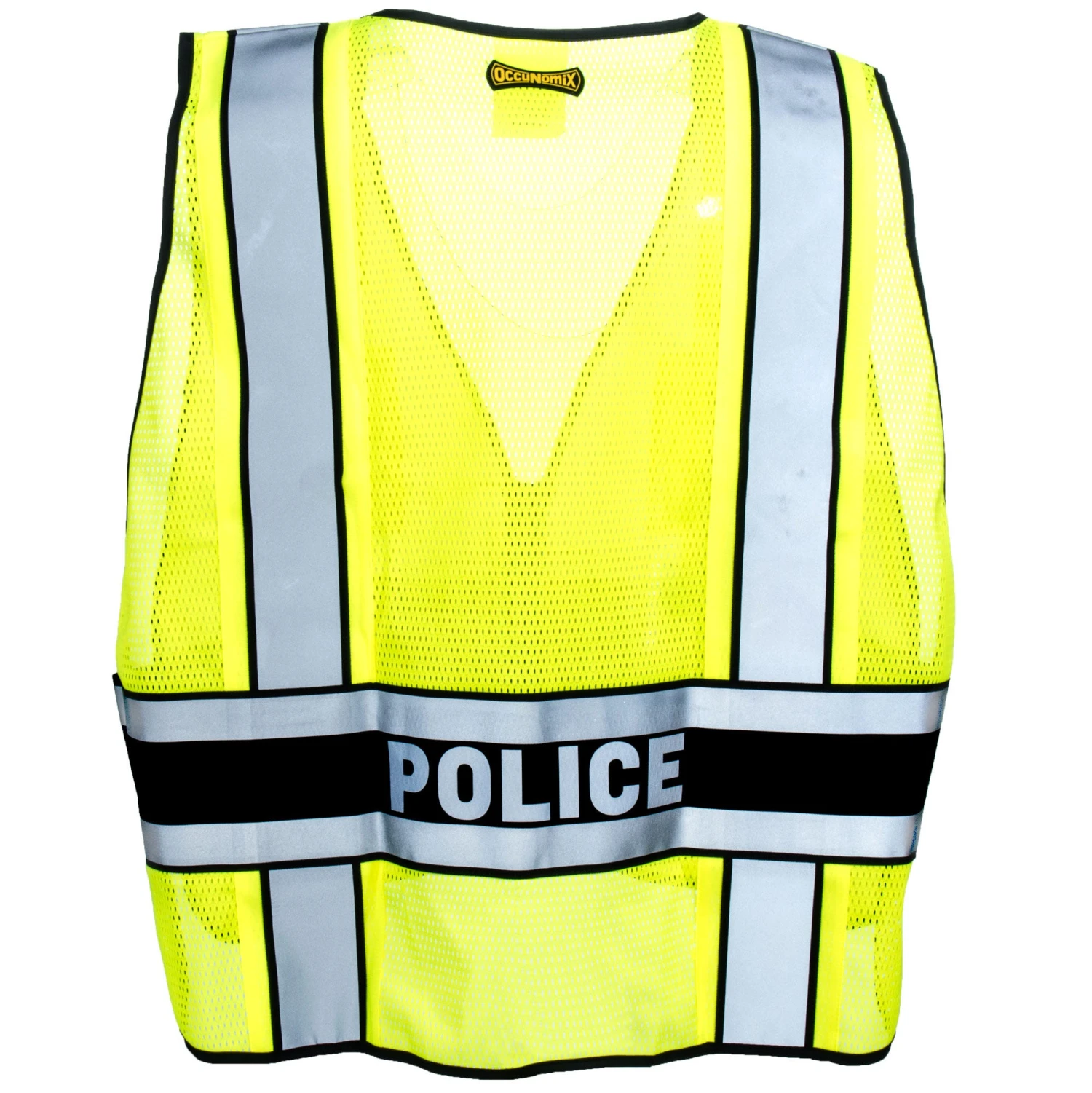 Occunomix Vests: Men's Deluxe LUX DPSP DOR High Viz Mesh Police Vest 1 Occunomix Vests: Men's Deluxe LUX DPSP DOR High Viz Mesh Police Vest