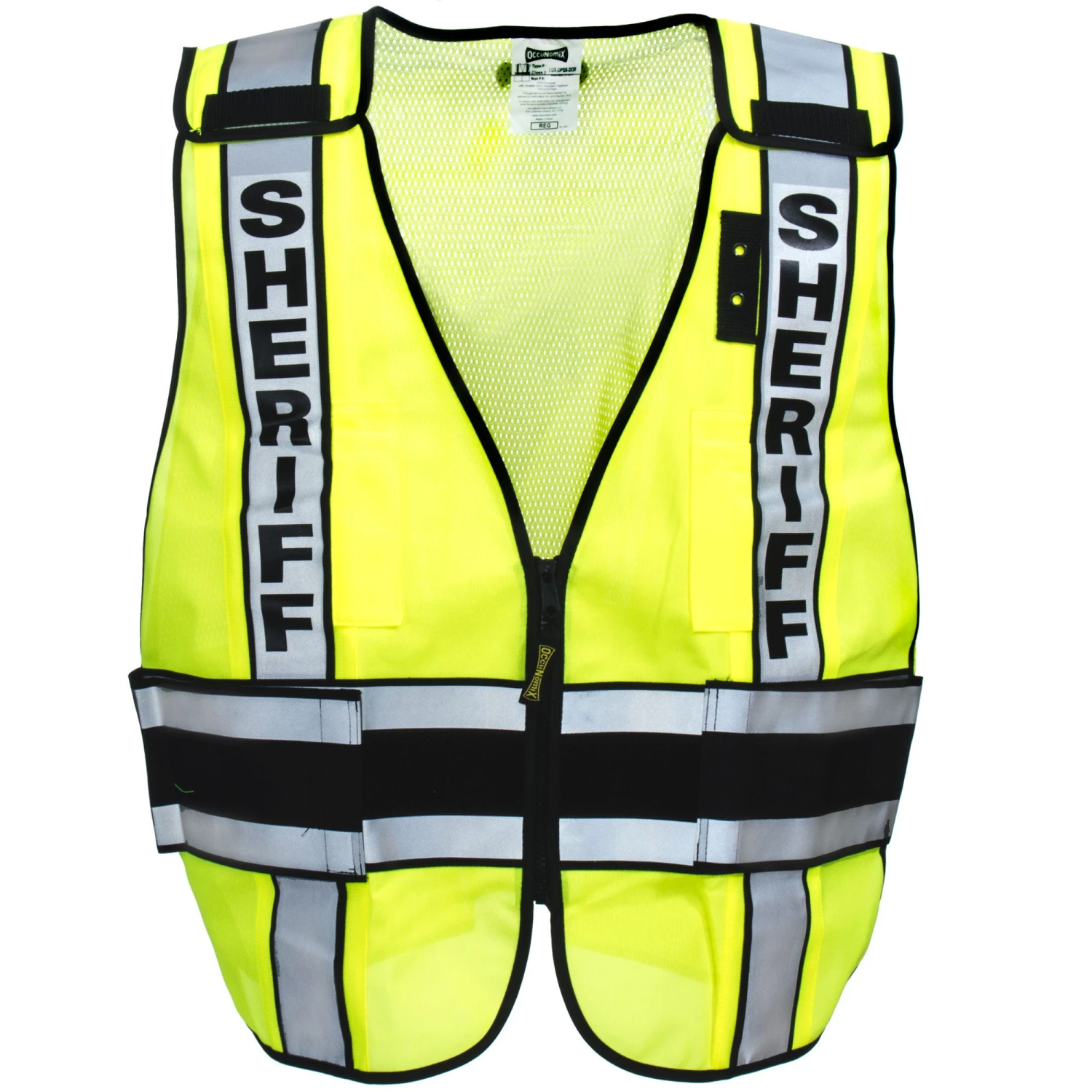 Occunomix Vests: Men's LUX DPSS DOR High Viz Sheriff Safety Vest 2 Occunomix Vests: Men's LUX DPSS DOR High Viz Sheriff Safety Vest - Image 2
