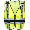 Occunomix Vests: Men's LUX DPSSE DOR Safety Hi Viz Security Vest