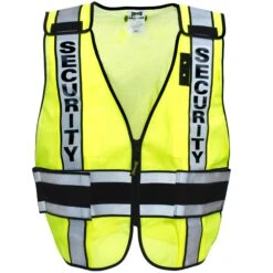 Occunomix Vests: Men's LUX DPSSE DOR Safety Hi Viz Security Vest