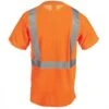 Occunomix Shirts: Men's Orange High Visibility LUX SSETP2 O Moisture Wicking Shirt