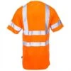 Occunomix Shirts: Hi Vis LUX SSETP3B OR Men's Orange Reflective Shirt