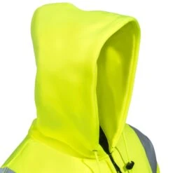 Occunomix Sweatshirts: Men's LUX SWTHZBK High Viz Black Bottom Full-Zip Sweatshirt -Work Clothes Discount Store occunomix lux swthzbk h 01