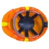 Occunomix Hat Covers: High-Visibility V896 R O Orange Hard Hat Cover