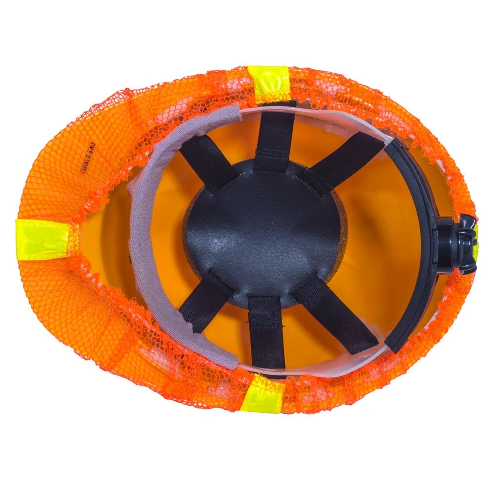 Occunomix Hat Covers: High-Visibility V896 R O Orange Hard Hat Cover 1 Occunomix Hat Covers: High-Visibility V896 R O Orange Hard Hat Cover