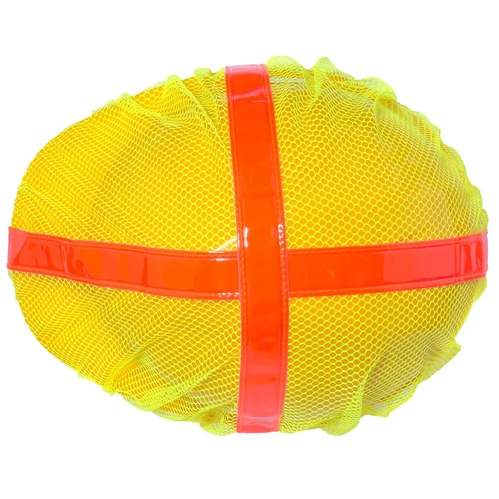 Occunomix Hat Covers: Hi-Vis V896 R Y Yellow Mesh Safety Hard Hat Cover 3 Occunomix Hat Covers: Hi-Vis V896 R Y Yellow Mesh Safety Hard Hat Cover - Image 3