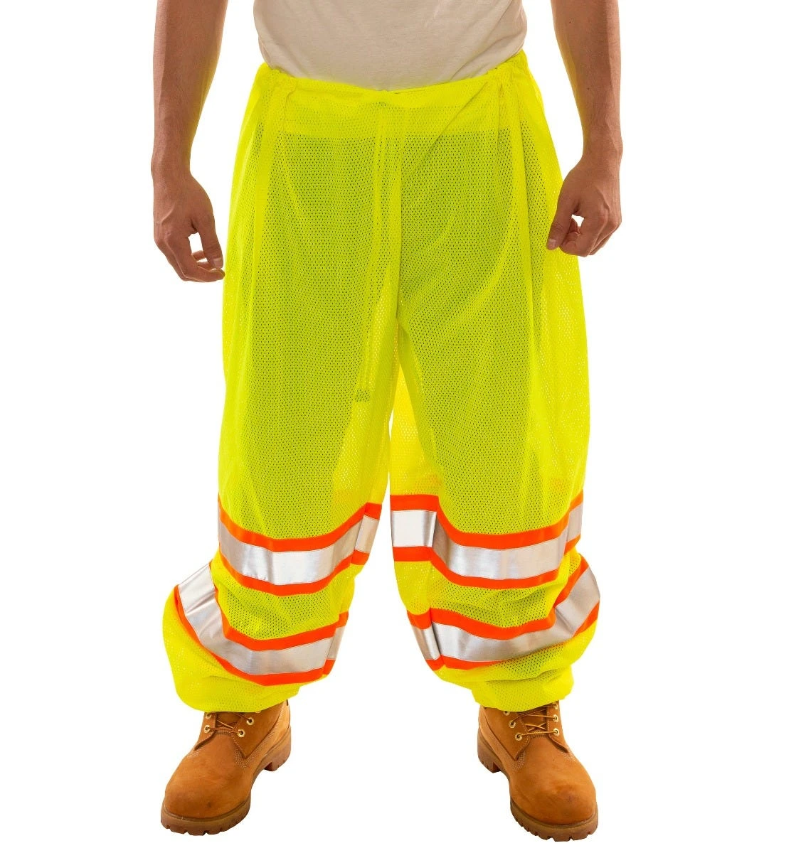 Tingley Pants: Unisex P70032 Yellow Orange Job Sight Two Tone Mesh Pants 2 Tingley Pants: Unisex P70032 Yellow Orange Job Sight Two Tone Mesh Pants - Image 2