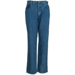 Red Kap Jeans: Men's Stonewashed Cotton Denim PD60 SW Heavyweight Jeans -Work Clothes Discount Store pd60sw2 redcapf 01 2