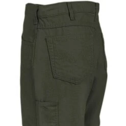 Carhartt Jeans: Men's Moss Flame Resistant Loose Fit Canvas Jeans FRB159 MOS 6 Carhartt Jeans: Men's Moss Flame Resistant Loose Fit Canvas Jeans FRB159 MOS -Work Clothes Discount Store picture 003