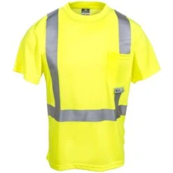 Radians Shirts: Unisex ST11 2PGS High Visibility Green Safety Mesh Shirt -Work Clothes Discount Store radians st11 2pgs f 01
