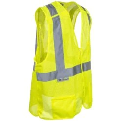 Radians Vests: Unisex SV4 GM High Visibility Green Class 2 Breakaway Safety Vest -Work Clothes Discount Store radians sv4gm r 01