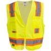 Radians Vests: Green Hi Vis SV6G Two Tone Surveyor Type R Class 2 Safety Vest