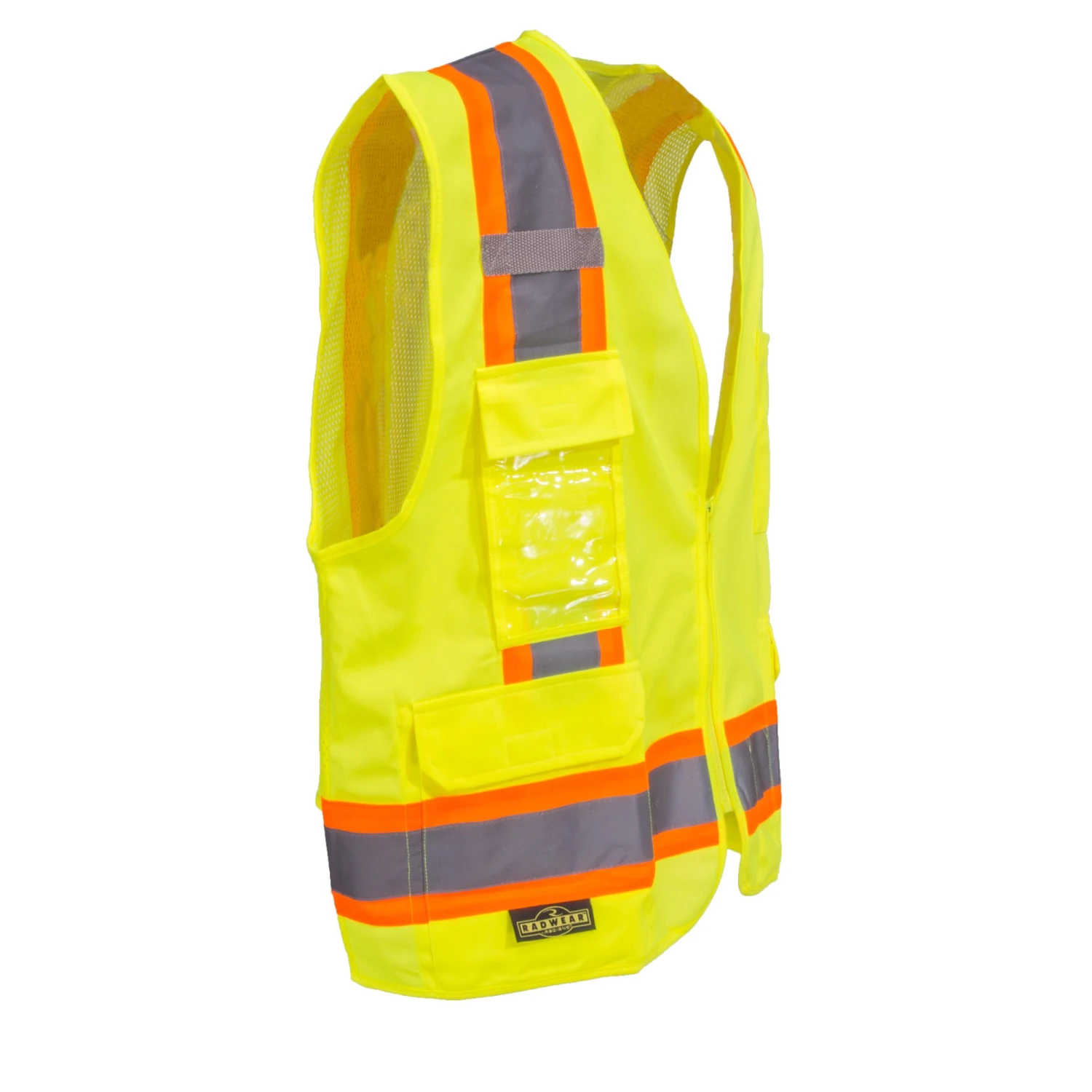 Radians Vests: Green Hi Vis SV6G Two Tone Surveyor Type R Class 2 Safety Vest 2 Radians Vests: Green Hi Vis SV6G Two Tone Surveyor Type R Class 2 Safety Vest - Image 2