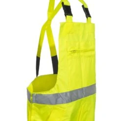 Radians Pants: Unisex RW30 ES1Y High Visibility Green Waterproof Rain Bib Pants -Work Clothes Discount Store radwear rw30 es1y r 01