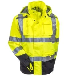 Radians Jackets: Unisex Hi Vis RW32 3Z1Y Green ANSI Class 3 Rain Jacket 7 Radians Jackets: Unisex Hi Vis RW32 3Z1Y Green ANSI Class 3 Rain Jacket -Work Clothes Discount Store radwear rw32 3z1y f 01