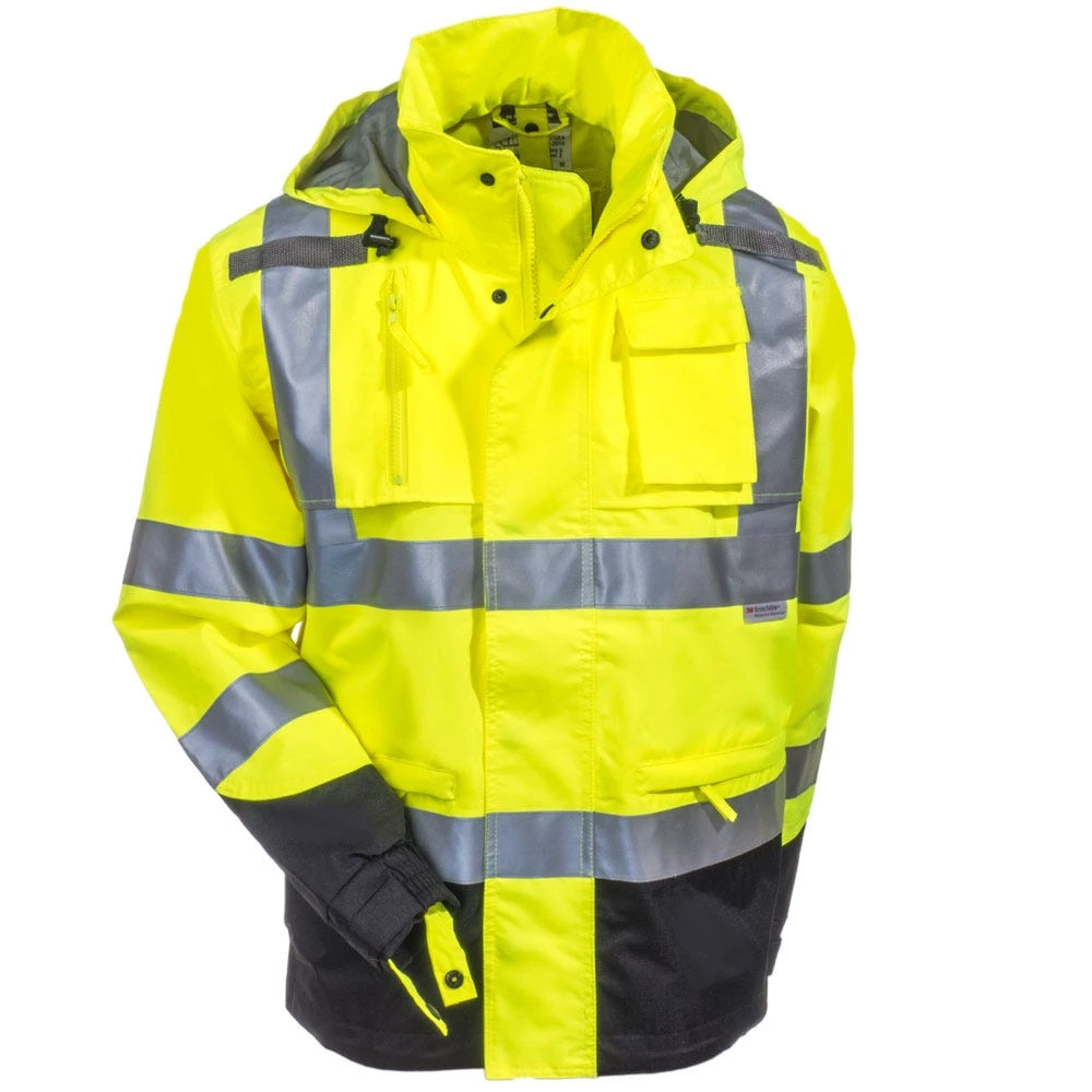 Radians Jackets: Unisex Hi Vis RW32 3Z1Y Green ANSI Class 3 Rain Jacket 3 Radians Jackets: Unisex Hi Vis RW32 3Z1Y Green ANSI Class 3 Rain Jacket - Image 3