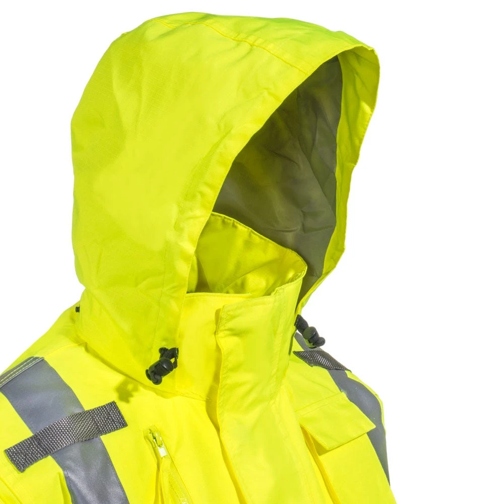 Radians Jackets: Unisex Hi Vis RW32 3Z1Y Green ANSI Class 3 Rain Jacket 4 Radians Jackets: Unisex Hi Vis RW32 3Z1Y Green ANSI Class 3 Rain Jacket - Image 4