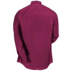 Red Kap Shirts: Men's SP14 BY Burgundy Long-Sleeve Industrial Work Shirt -Work Clothes Discount Store red kap sp14 by b 01