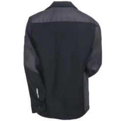 Red Kap Shirts: Men's Black SY10 BC Ripstop Long Sleeve Shirt -Work Clothes Discount Store red kap sy10bc b 01