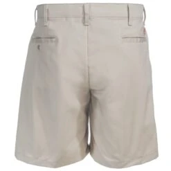 Red Kap Shorts: Men's PT26 TN Tan Plain Front Twill Shorts -Work Clothes Discount Store redkap pt26tno b 01