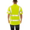 Tingley Shirts: Men's S75322 High Visibility Lime Job Sight Short Sleeve Work Shirt