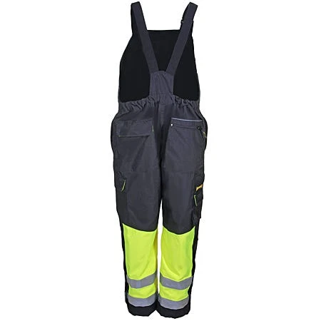Occunomix Overalls: SP BIB YLW Reflective Waterproof Insulated Bib Overalls 1 Occunomix Overalls: SP BIB YLW Reflective Waterproof Insulated Bib Overalls