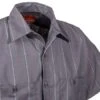 Red Kap Shirts: Men's SP24 CR Grey Stripe Uniform Work Shirt