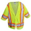 Radians Vests: Green Hi Vis SV22 3ZGM Type R Class 3 Safety Vest