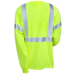Red Kap Shirts: ANSI High Visibility Class 2 Long Sleeve Tee Shirt SYK2HV -Work Clothes Discount Store syk2hv redkap 01