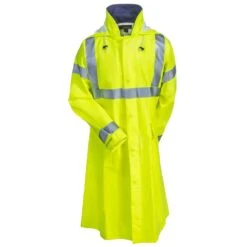 Tingley Coats: Men's C44122 Hi Vis Yellow Eclipse Waterproof FR Coat -Work Clothes Discount Store tingley c44122 md eclipse f 01