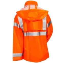 Tingley Jackets: Men's J44129 Orange High Vis FR Waterproof Eclipse Work Jacket -Work Clothes Discount Store tingley c44129 short b 01