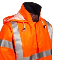 Tingley Jackets: Men's J44129 Orange High Vis FR Waterproof Eclipse Work Jacket -Work Clothes Discount Store tingley c44129 short cd 01