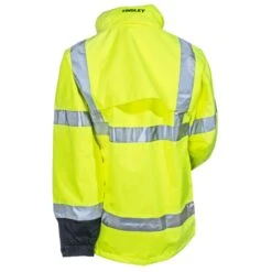 Tingley Jackets: Men's Yellow-Green High-Visibility J24122 Waterproof Jacket -Work Clothes Discount Store tingley j24122 ylw b 01