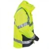 Tingley Jackets: Men's Yellow J24172 YLW Waterproof Insulated Hi-Vis Hooded Jacket