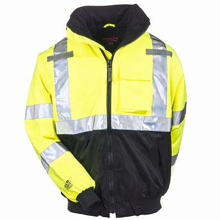 Tingley Jackets: Men's Hi-Vis Waterproof J26002 Bomber Jacket 4 Tingley Jackets: Men's Hi-Vis Waterproof J26002 Bomber Jacket - Image 4