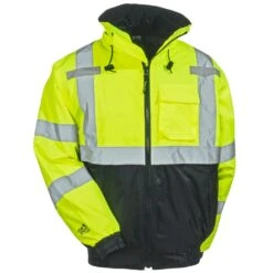Tingley Jackets: Men's J26172 Yellow Waterproof High Visibility Bomber Jacket 8 Tingley Jackets: Men's J26172 Yellow Waterproof High Visibility Bomber Jacket -Work Clothes Discount Store tingley j26172 f 01