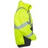 Tingley Jackets: Men's J26172 Yellow Waterproof High Visibility Bomber Jacket