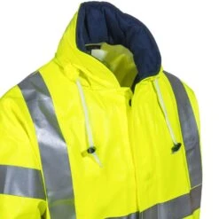 Tingley Jackets: Men's J44122 Yellow Eclipse Flame Resistant Hooded Jacket -Work Clothes Discount Store tingley j44122 ylw cd 01