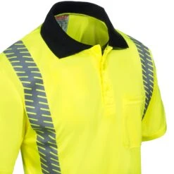 Tingley Shirts: Job Sight Class 2 High Vis Lime Men's S74022 Polo Shirt