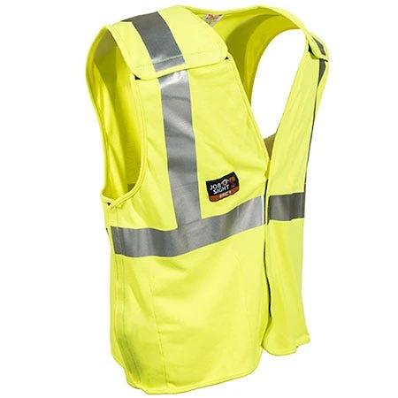 Tingley Vests: Men's V81522 High-Visibility FR Lime Breakaway Work Vest 2 Tingley Vests: Men's V81522 High-Visibility FR Lime Breakaway Work Vest - Image 2