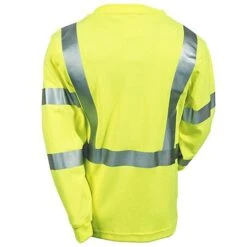 Tingley Shirts: Men's High-Visibility Yellow Flame-Resistant S85522 Safety Tee Shirt -Work Clothes Discount Store tingley s85522 b 01