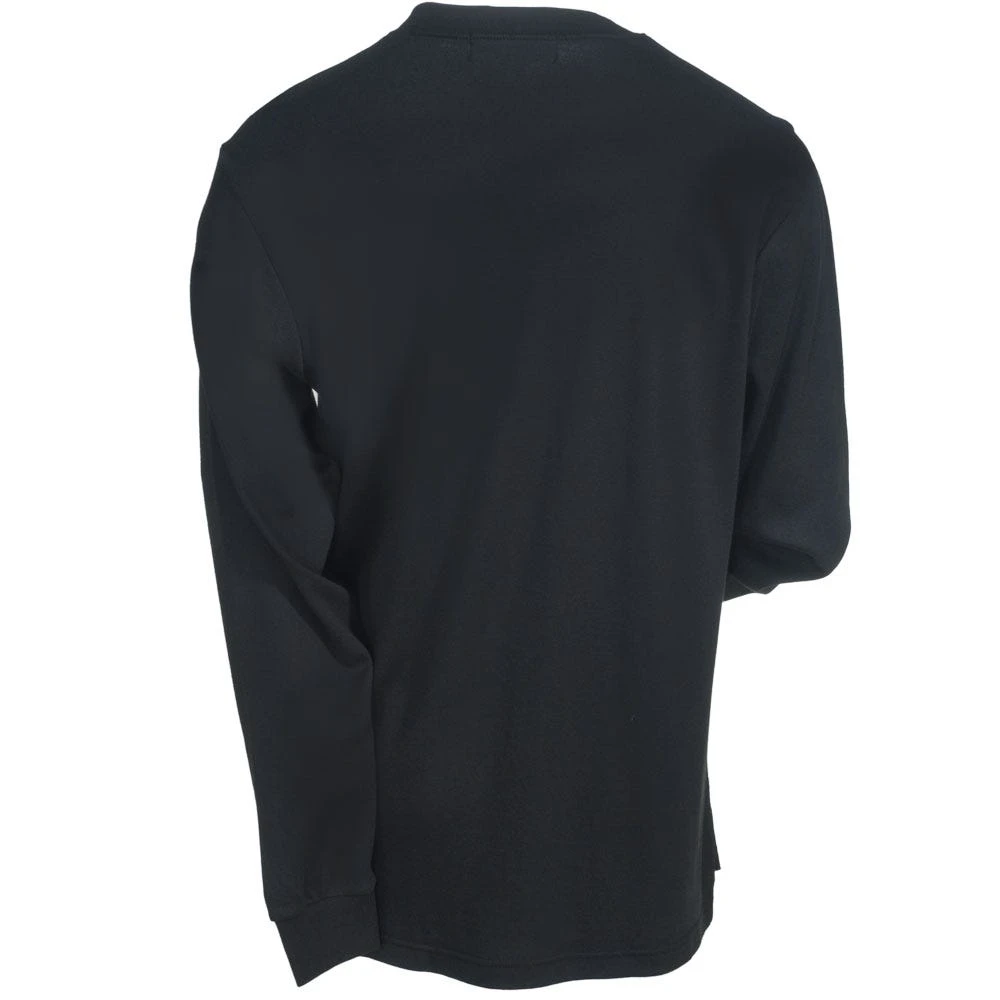 Wolverine Shirts: Men's W1203290 003 Black Flame-Resistant Long-Sleeve Tee Shirt 2 Wolverine Shirts: Men's W1203290 003 Black Flame-Resistant Long-Sleeve Tee Shirt - Image 2