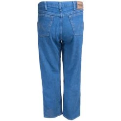 Wrangler Jeans: Men's Stonewashed 35005 SW Rugged Wear Relaxed Fit Stretch Jeans -Work Clothes Discount Store wrangler 35005sw b 01
