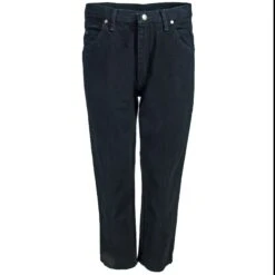 Wrangler Jeans: Men's Black 39902 OB Rugged Wear Classic Fit Jeans -Work Clothes Discount Store wrangler 39902ob f 01
