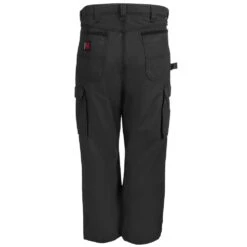 Wrangler Riggs Pants: Men's 3W060 BL Black Ripstop Ranger Pants -Work Clothes Discount Store wrangler 3w060st b 01