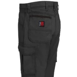 Wrangler Riggs Pants: Men's 3W060 BL Black Ripstop Ranger Pants -Work Clothes Discount Store wrangler 3w060st l 01