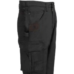 Wrangler Riggs Pants: Men's 3W060 BL Black Ripstop Ranger Pants