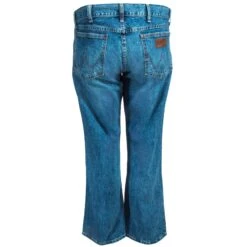 Wrangler Jeans: Men's Retro 77MWZ WO Slim Fit Boot Cut Jeans -Work Clothes Discount Store wrangler 77mwzwo b 01