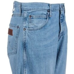 Wrangler Jeans: Men's Retro WRT20 CR Relaxed Boot Cut Denim Jeans -Work Clothes Discount Store wrangler wrt20 cr r 01